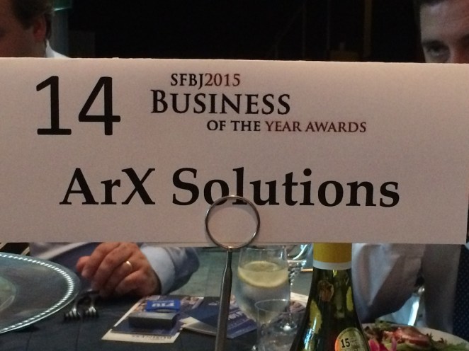 ArX Solutions nominated for SFBJ2015 Business of the Year Awards